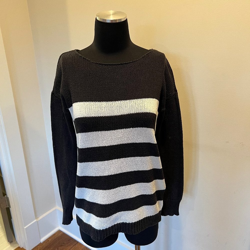 BB Dakota black and white stripe sweater